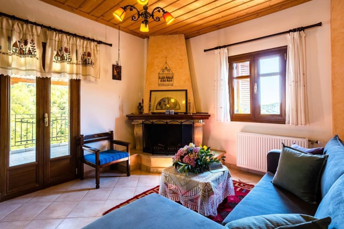Stemnitsa Stone Residence - Comfy Mountain Getaway Eksteriør bilde